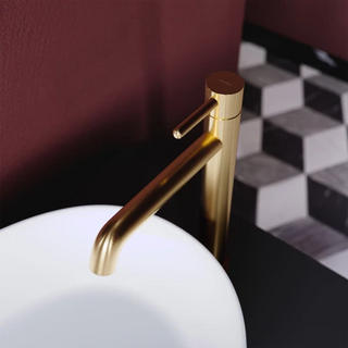 Omnires Y / miscelatore alto per lavabo / Oro spazzolato