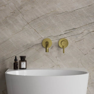 Omnires Y / miscelatore per lavabo da incasso / Ottone spazzolato