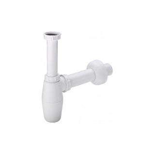 Sifone standard per lavabo (plastica bianca)
